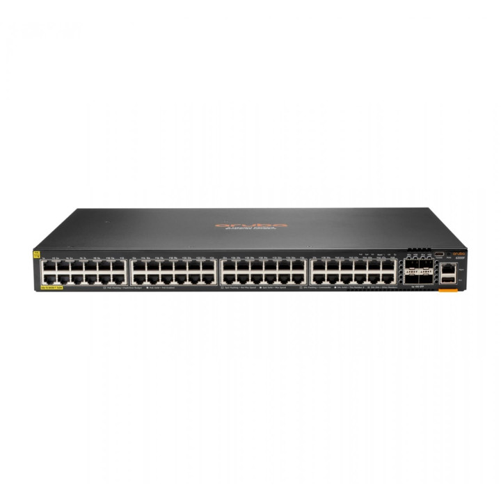 Conmutador gestionado HPE Aruba Networking CX 6200F 48G PoE+ 4SFP+ 740W JL728B