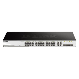 D-Link DGS-1210-28 Managed Gigabit Switch L2/L2+ 1U Black