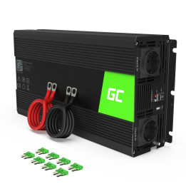 Green Cell INV24 Power Inverter 24V to 230V 1500W/3000W Modified Sine Wave