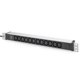 DIGITUS DN-95426 1U Aluminum PDU, 12x C13 16A 230V Rackmount