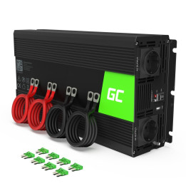 Green Cell INV11 Power Inverter 12V to 230V 2000W/4000W Pure Sine Wave