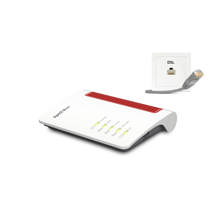 FRITZ!Box 7530 AX Wireless Router Gigabit Ethernet Dual-band (2.4 GHz / 5 GHz) White