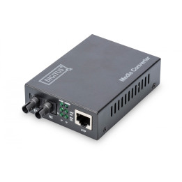 DIGITUS DN-82110-1 Gigabit Ethernet Media Converter, Multimode ST, 850nm, 0.5km