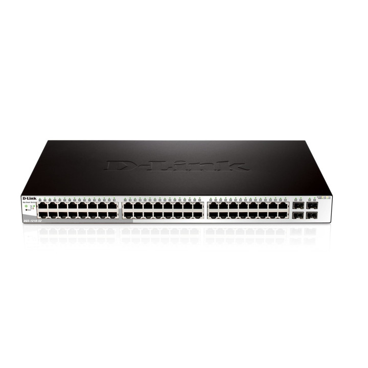 D-Link DGS-1210-52 Managed Gigabit Ethernet Switch, 1U, Black