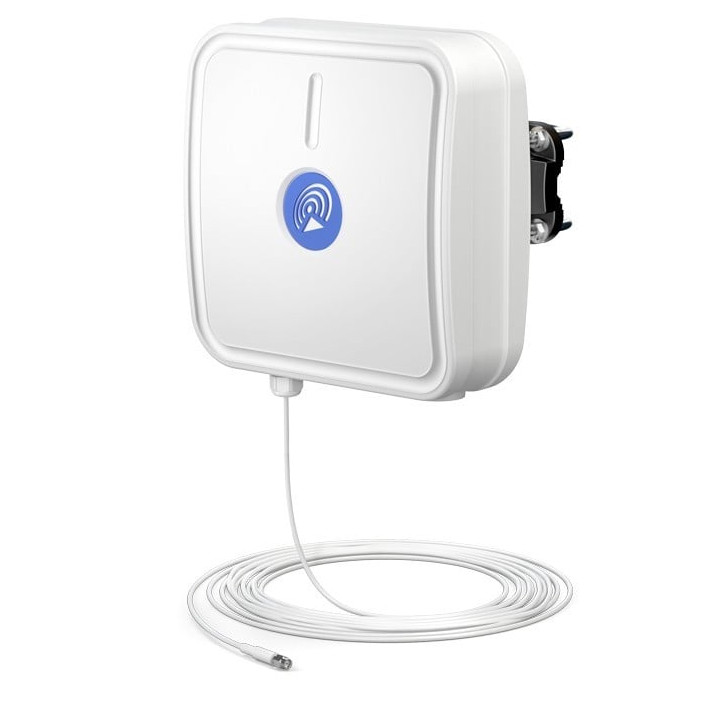 Antenne LTE directionnelle QuWireless APLS1-H, haute puissance, multibande, câble de 5 m, SMA