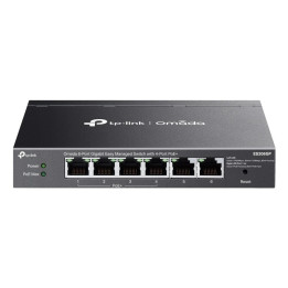 TP-Link ES206GP 6-Port Gigabit Unmanaged PoE+ Switch (4 PoE+ Ports)