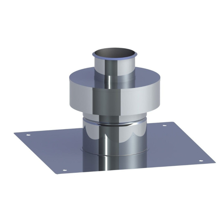 Jeremias EWEC2983-1080 Vertical Termination with Roof Plate 80/125 mm