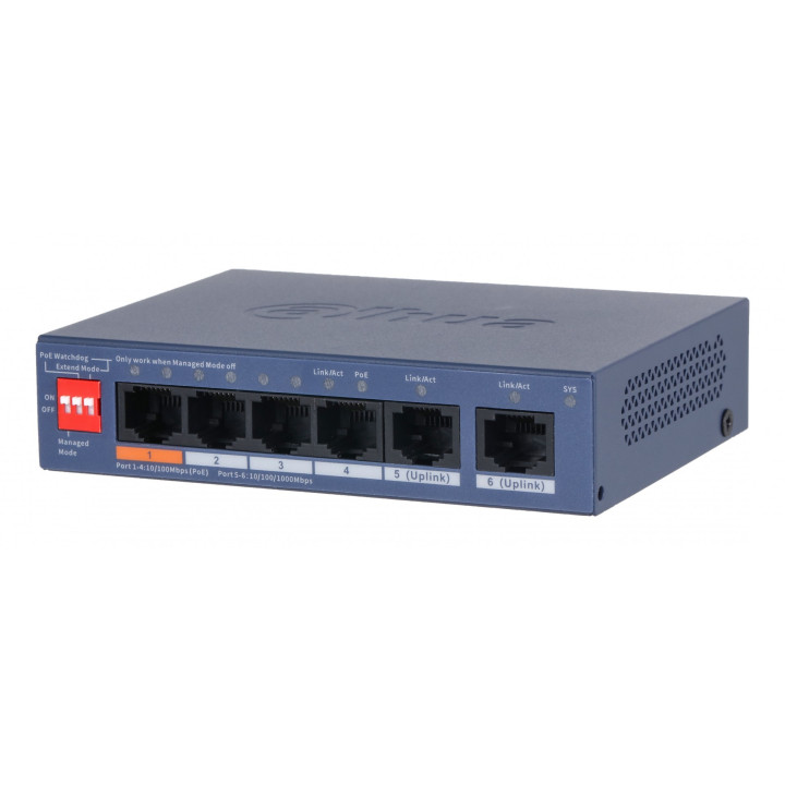 Dahua CS4006-4ET2GT-60 Managed PoE Switch Gigabit