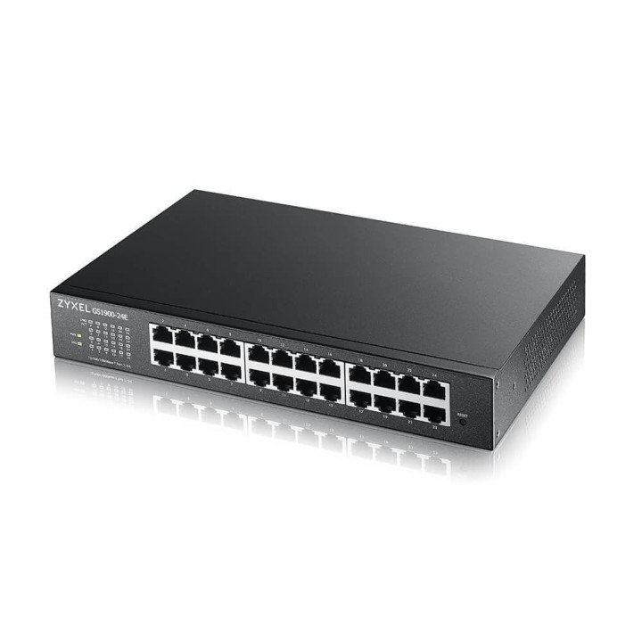 ZyXEL GS1900-24E V3 Smart Managed Switch 24x Gigabit Ethernet, Layer 2, Desktop