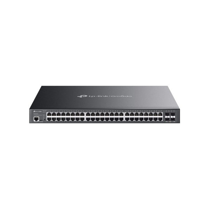 TP-Link SG3452XMPP Switch PoE++ entièrement géré, 48x Gigabit PoE+ (740 W), 4x 10G SFP+, montage en rack