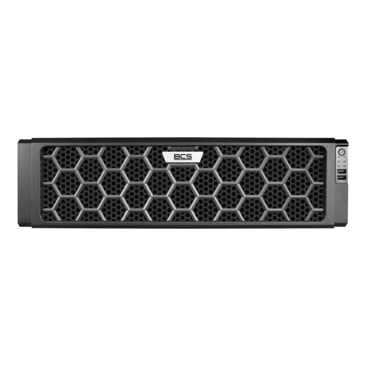 BCS BCS-P-NVR6416R-8KR 64-Channel IP Recorder 32MP with 16 Hard Drives Support and HDMI 8K