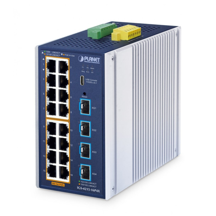 PLANET IGS-4215-16P4X L2+ PoE+ коммутатор 16 портов