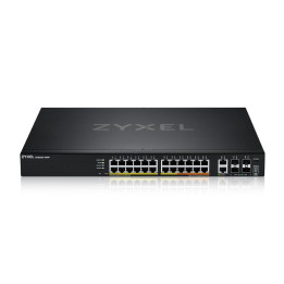 Conmutador de acceso ZyXEL XGS2220-30HP-EU0101F L3, 400W PoE, 24x Gigabit RJ45 + 2x 10G RJ45 + 4x 10G SFP+ enlace ascendente, Ne