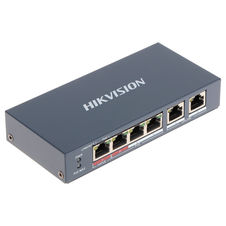 Hikvision DS-3E0106HP-E 6-Port 10/100M PoE Switch