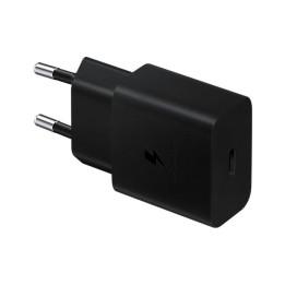Samsung 15W USB-C Power Adapter EP-T1510NBEGEU, Black