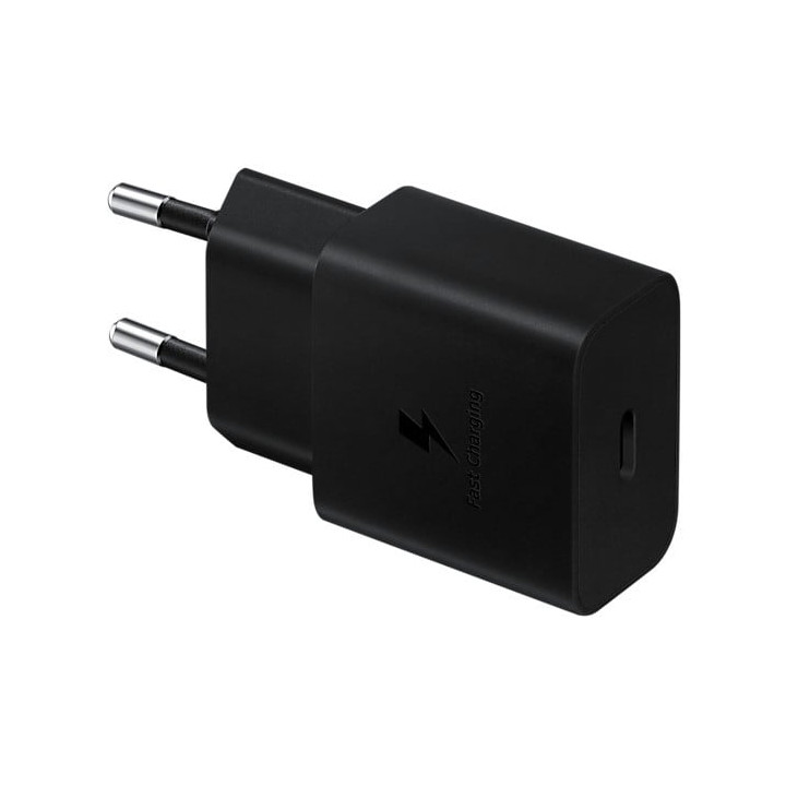 Samsung 15W USB-C Power Adapter EP-T1510NBEGEU, Black