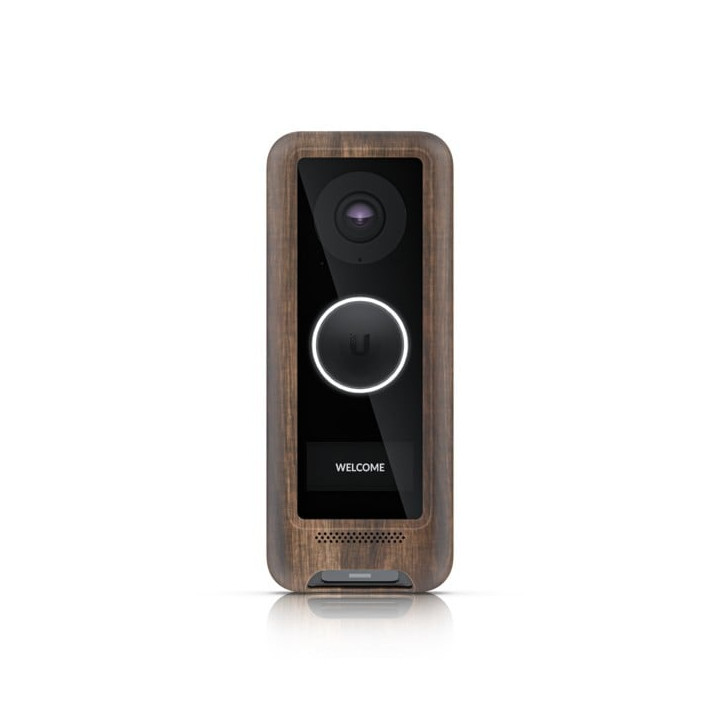 Ubiquiti UVC-G4-DB-COVER-WOOD Housse en polycarbonate grain de bois pour sonnette G4