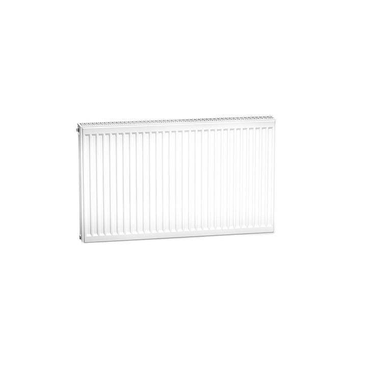 Kermi FTV220600401R1K X2 Profile-V Radiator Type 22 600x100x400mm White, 10 bar, Right Valve, with Covers