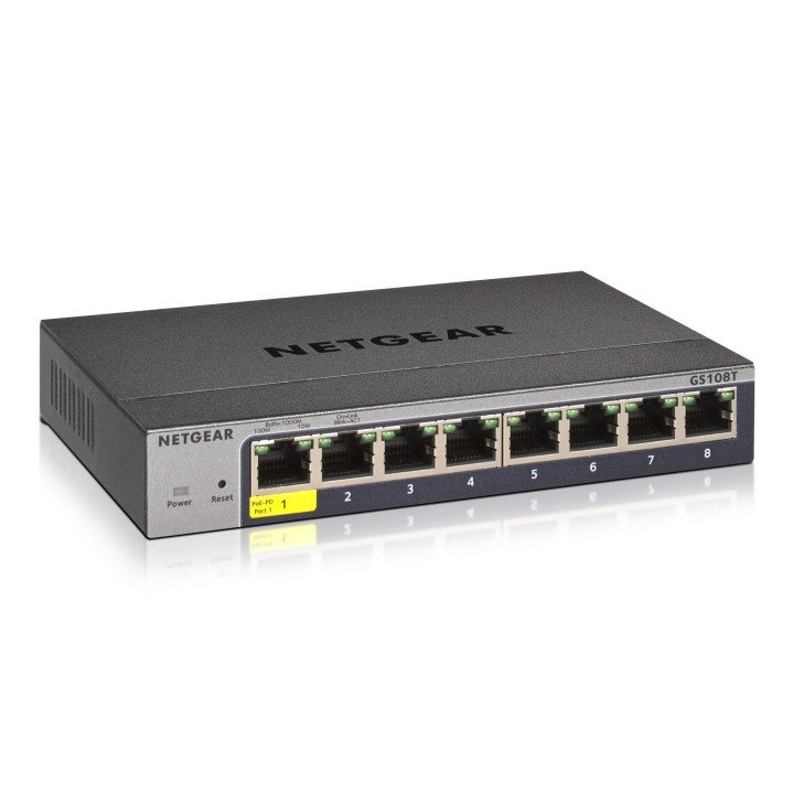 Netgear GS108T-300PES 8-Port Gigabit Smart Managed Pro Switch