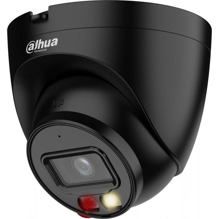 Dahua IPC-HDW1839T-A-IL-0280B-S6-BLACK 8MP 4K UHD Smart Dual Light Dome IP Camera