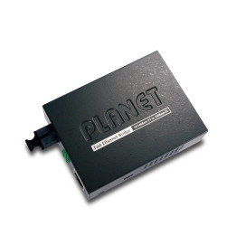 PLANET FT-806A20 10/100TX to 100Base-FX (WDM) Bi-directional Fiber Converter - 1310nm - 20km, LFPT