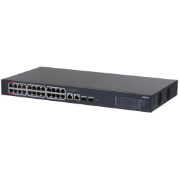 Dahua CS4228-24GT-240 Switch PoE Gigabit de bureau géré dans le cloud à 28 ports avec 24 ports PoE et un budget de 240 W