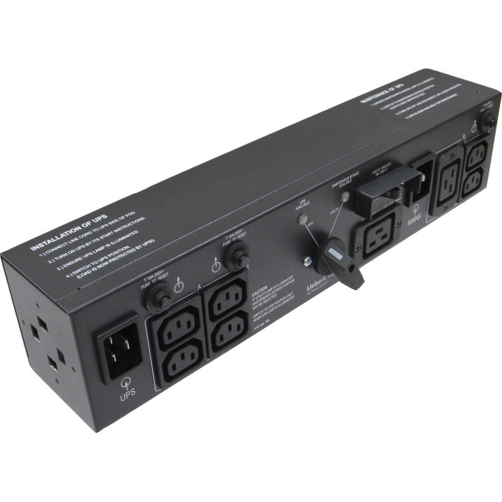 Vertiv MP2-220L Power Distribution Unit (PDU) 4 Outlets 2U Black