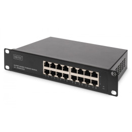 DIGITUS DN-80115 Gigabit Ethernet Switch 16-port, 10 inch, Unmanaged