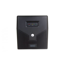DIGITUS DN-170065 Line-Interactive UPS, 1000VA/600W, 12V/7Ah x2 Battery, 4x CEE 7/7, USB, RS232, RJ45, LED