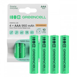 Green Cell GR03 Rechargeable AAA Batteries 950mAh (4-Pack)