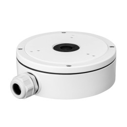 BCS BCS-V-AWDE Caja de Montaje para Cámaras BCS VIEW - Caja de Conexiones de Aluminio IP66, Blanca, Uso en Interiores