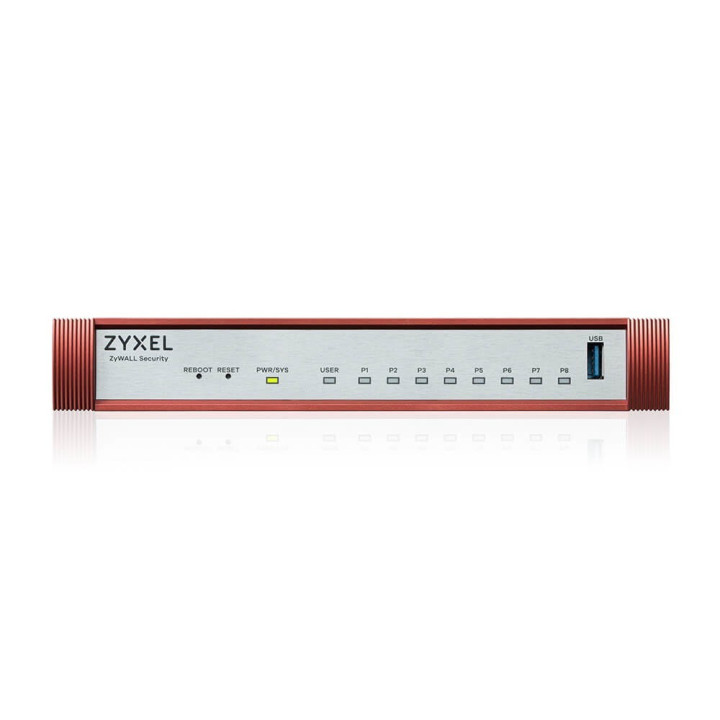 Pare-feu de bureau ZyXEL USGFLEX100H-EU0101F avec 8 ports Gigabit, VPN et protection contre les menaces