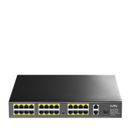 Cudy FS1026PS1 24-Port 10/100M PoE+ Switch with 2 Gigabit Ports + 1 SFP, 300W, Unmanaged
