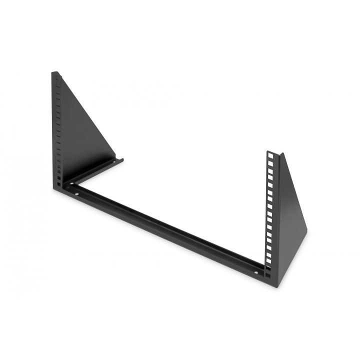 DIGITUS DN-48005 6U Vertical Wall Mounting Bracket 283 x 504 x 151 mm, Black