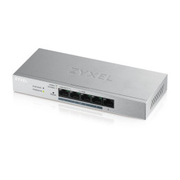 ZyXEL GS1200-5HPV2-EU0101F Switch gestionable web Gigabit PoE+ de 5 puertos, 4x PoE 60W, escritorio