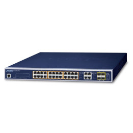 PLANET GS-4210-24PL4C 24-Port Managed PoE+ Gigabit Ethernet Switch with 4 Combo TP/SFP, 430W PoE Budget