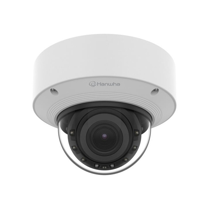 Hanwha Vision XND-A8084RV Caméra de sécurité IP dôme intérieure 5 MP, montage au plafond, 2592 x 1944