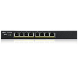 ZyXEL GS1915-8EP-EU0101F Conmutador PoE+ gestionado inteligente Gigabit de 8 puertos, 60 W, escritorio, sin ventilador, NebulaFl