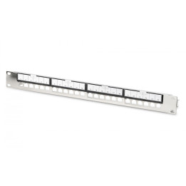DIGITUS DN-91411-G 24-portowy modułowy panel krosowy 1U 19" Keystone UTP
