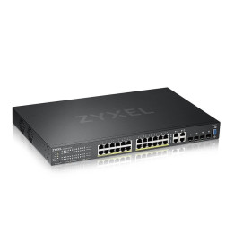 ZyXEL GS2220-28HP-EU0101F Conmutador PoE+ administrado Gigabit L2 de 24 puertos con enlace ascendente 4 SFP, presupuesto PoE de 