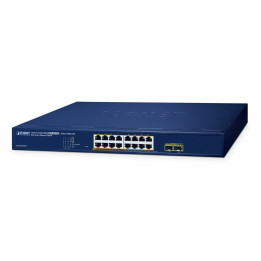 PLANET GS-2210-16P2S Smart Switch 16xGE PoE+ 2xSFP
