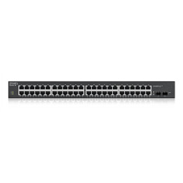 ZyXEL GS1900-48HP v2 Conmutador PoE gestionado inteligente Gigabit de 48 puertos, 170 W, 4 SFP, montaje en rack