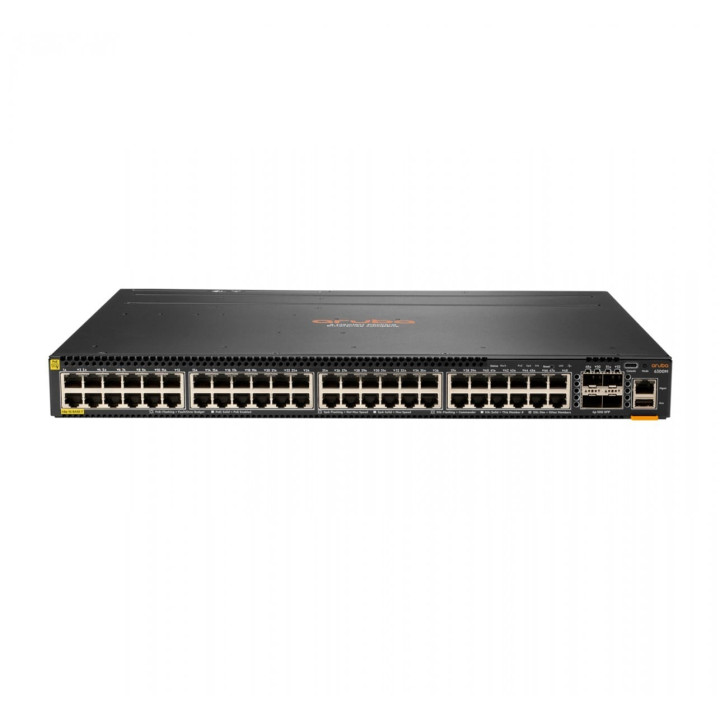 Conmutador administrado HPE Aruba 6300M JL661A de 48 puertos PoE+ Gigabit con 4 enlaces ascendentes SFP56 de 10 GbE