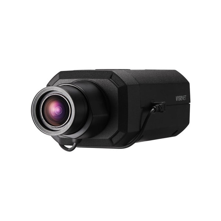 Hanwha Vision XNB-9002 Box Caméra de sécurité IP 4K 8MP Support mural/plafond intérieur