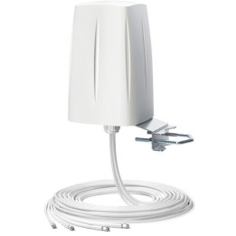 Antenne omnidirectionnelle QuWireless AOLM4 QuOmni LTE MIMO 4x4, câble 5 m, connecteur SMA