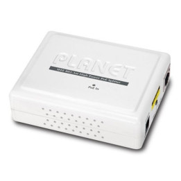 PLANET POE-162S Répartiteur PoE IEEE802.3at 30 W 12 V/24 V DC Adaptateur secteur