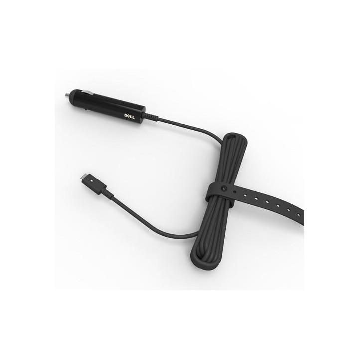 Dell 450-AFLE 65W Auto Power Adapter/Inverter Black