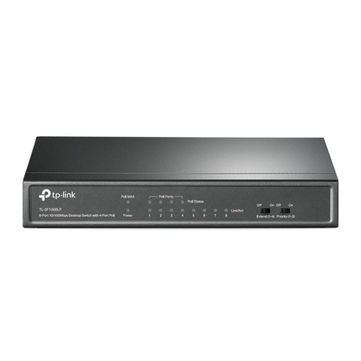 TP-Link TL-SF1008LP 8-Port 10/100 Mbps Desktop Switch with 4-Port PoE