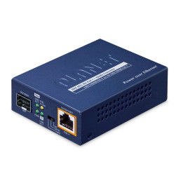 PLANET GUP-805A-95W 1-Port 100/1000X SFP to 1-Port 10/100/1000T 802.3bt PoE++ Media Converter (95W)