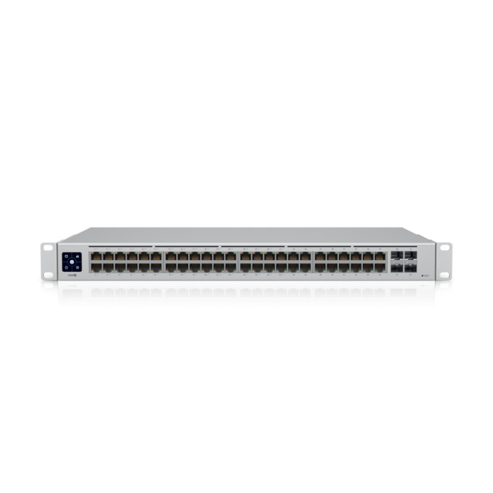 Ubiquiti USW-48-PoE Commutateur PoE Gigabit géré UniFi avec 48 ports PoE et 4 liaisons montantes SFP
